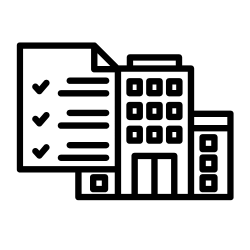 icono edificio e informe